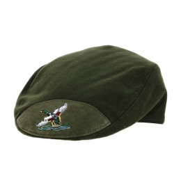 Olive Duck Hunting Flat Cap