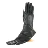 Women's Black Sheepskin Leather Gloves - Vincent Pradier Reference: 6726 | Traclet Hat Shop