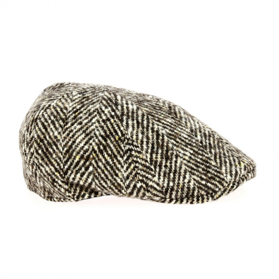 Casquette Bec de Canard Gatsby chevron Marron - Traclet