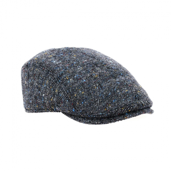 Jackson Rounded Cap Grey Tweed with Ear Flaps - Göttmann