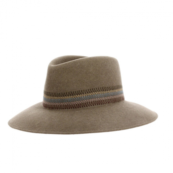 Capeline Feutre - Gemma beige Capeline Feutre - Gemma beige