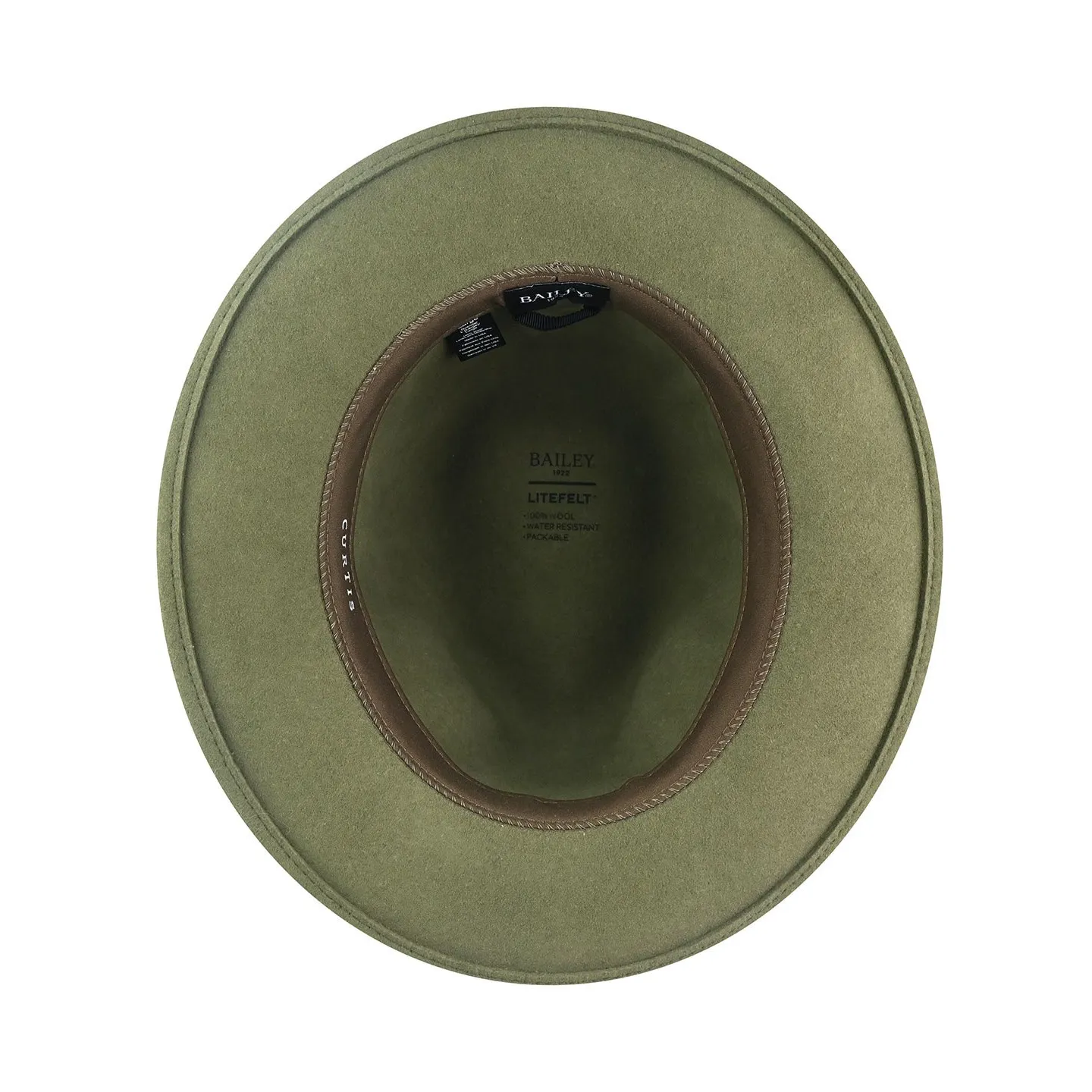 Chapeau Curtis Vert - Bailey Reference : 19246| Chapellerie Traclet
