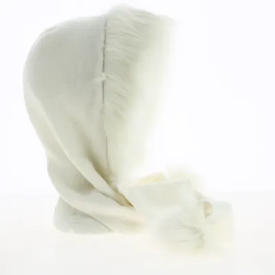 Norell Hood Fleece Off-white - Traclet