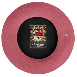 Béret Authentique Rose Vareuse Laine - Héritage par Laulhère