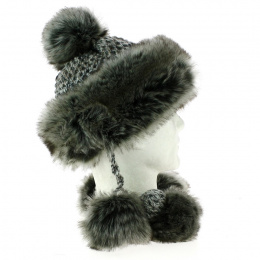 Grey Pompom Beanie - Starling
