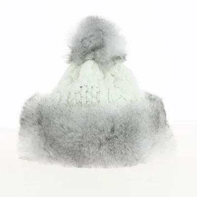 Bonnet à pompon Tania Blanc - Starling