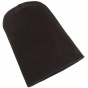 Long Tutendo Acrylic Black Beanie - Traclet