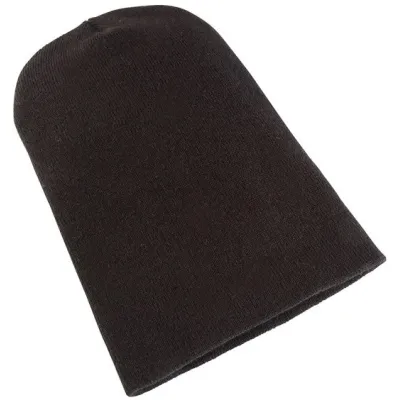 Long Tutendo Acrylic Black Beanie - Traclet  Reference: 19288| Traclet Millinery