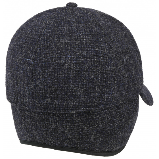 Portland Baseball Cap with Ear Flaps Navy - Stetson