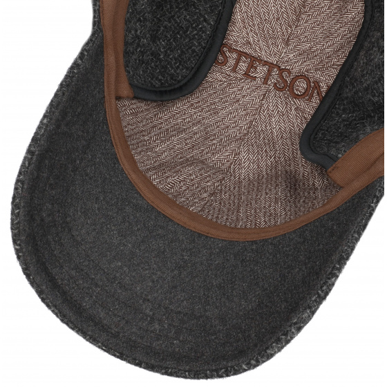 Casquette Portland Baseball Cache-Oreilles Anthracite - Stetson Casquette Portland Baseball Cache-Oreilles Anthracite - Stetson