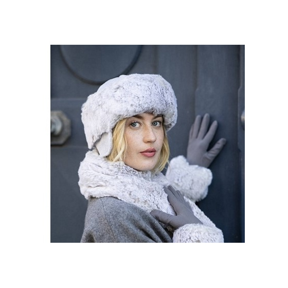 Cache-oreilles En Fausse Fourrure Avec Perles - Hiver, Blanc, Doux Et Chaud, Pour Femmes Et Adolescentes