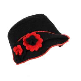 Black winter hat women's Audrey