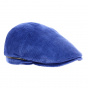 Burgundy Velvet Flat Cap