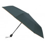 Women's Umbrella Anna Green Camel Finish - Piganiol