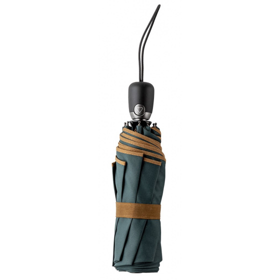 Women's Umbrella Anna Green Camel Finish - Piganiol Women's Umbrella Anna Green Camel Finish - Piganiol