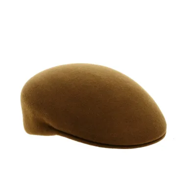Casquette Bombée Delys Feutre Laine Camel - Traclet  Reference : 19293| Chapellerie Traclet