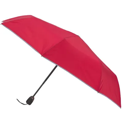 Women's Opal Red Umbrella with Striped Finish - Piganiol Reference: 19303| Traclet Hat Shop