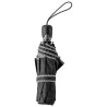 Parapluie Femme Opale Noir Finition Rayures - Piganiol Reference : 19304| Chapellerie Traclet