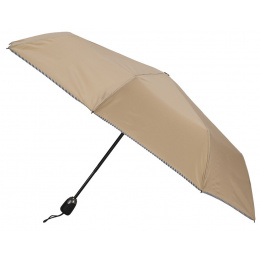 Women's Umbrella Opal Beige Striped Finish - Piganiol