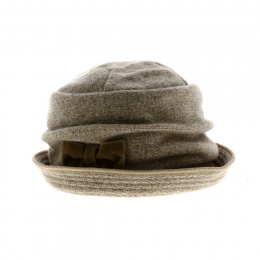 Beige Winter Hat for Women - Traclet