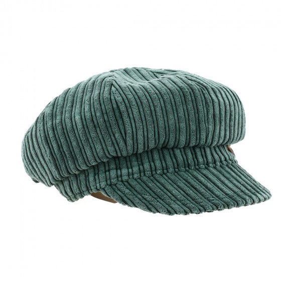 Sophie Velvet Newsboy Cap Sea Green - Traclet Sophie Velvet Newsboy Cap Sea Green - Traclet
