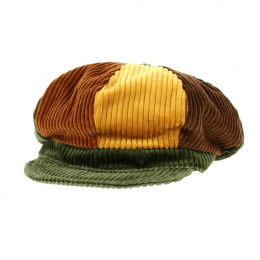 Gavroche Ecovel Patchwork Cap - Traclet