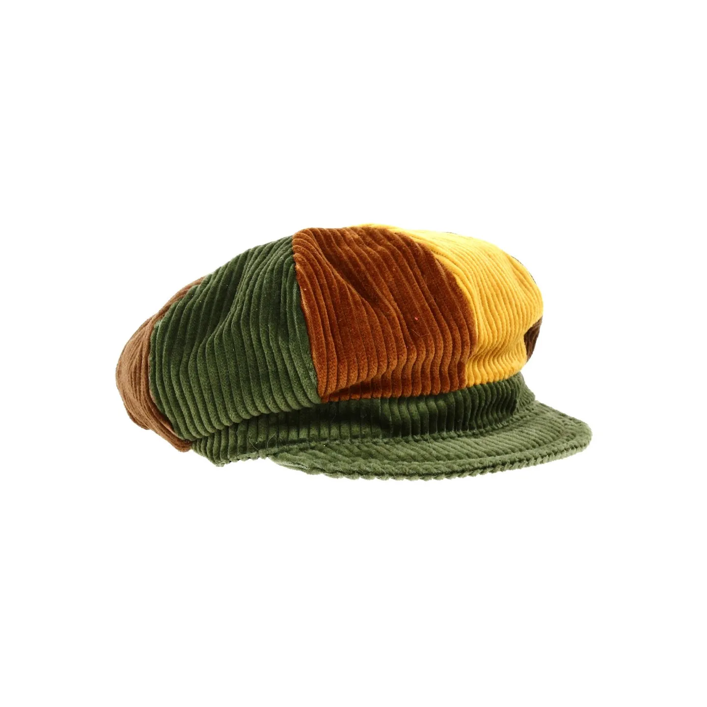 Casquette Gavroche Ecovel Patchwork - Traclet Reference : 19317| Chapellerie Traclet