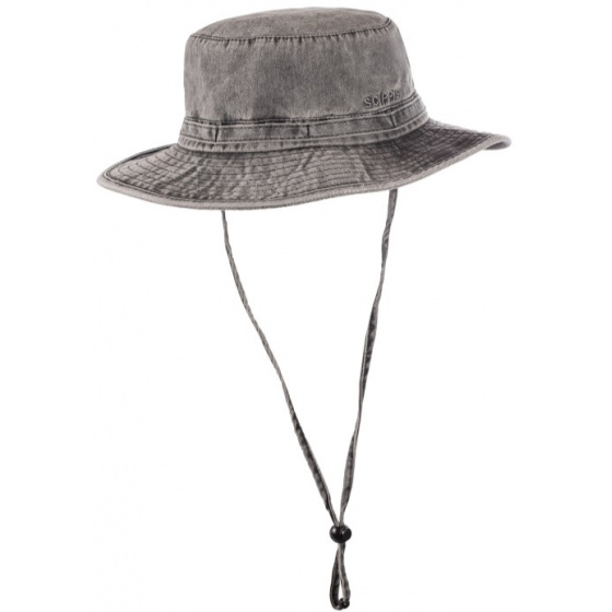 Black Cotton Axford Bucket Hat - Scippis - Traclet