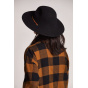 Chapeau Fedora Silverton Laine Marron Scippis - Traclet