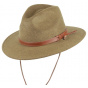 Warren Wool Fedora Hat Olive Scippis - Traclet