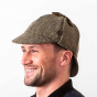 Sherlock Holmes Deerstalker Cap Donegal Tweed - Hatman