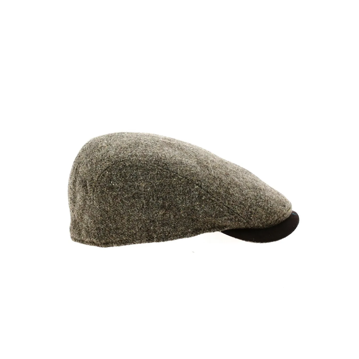 Napoli Shetland Flat Cap with ear flaps Taupe - Traclet Reference: 19326| Traclet Hat Shop
