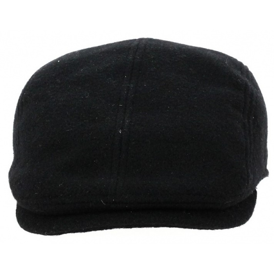 Casquette Plate Madison Cache-Oreilles Noire - Traclet