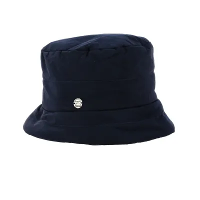 Navy Rain Cloche Hat with Bow - Traclet Reference: 19331| Traclet Hats