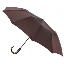 copy of Men's Mini Folding Umbrella Automatic Straight Wooden Handle - Piganiol