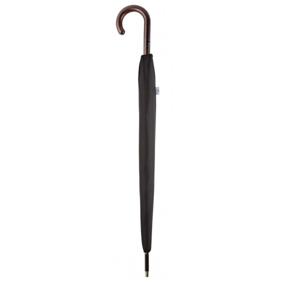 Parapluie Canne Femme Rouge Finition Marinière - Piganiol Parapluie Canne Femme Rouge Finition Marinière - Piganiol
