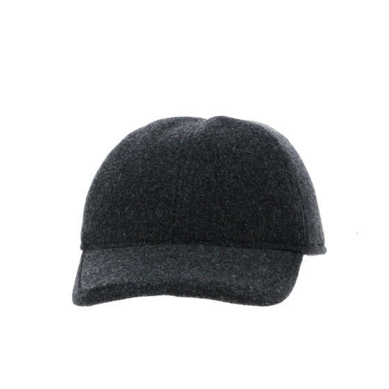 Casquette Baseball Laine Anthracite - Traclet Casquette Baseball Laine Anthracite - Traclet