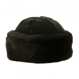 Toque Chamonix Fourrure made in france- Marron
