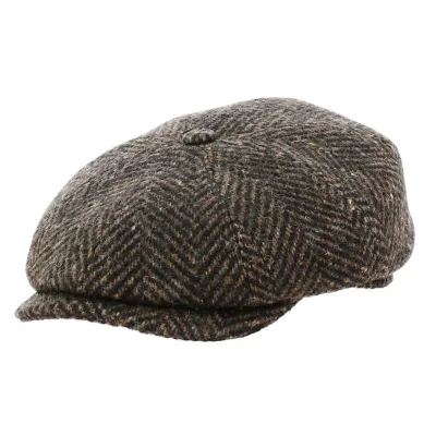 Casquette Hatteras Mozart chevron marron - Traclet