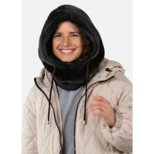 Snood Capuche Eliess Noir - Barts   Reference : 19369| Chapellerie Traclet