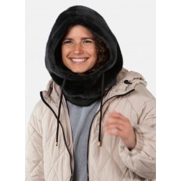 Eliess Black Hooded Snood - Barts