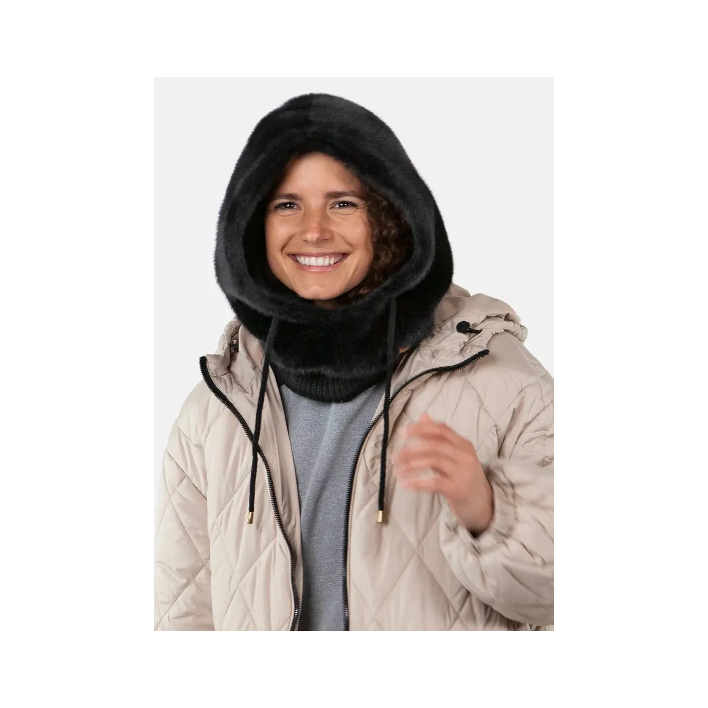 Eliess Black Hooded Snood - Barts   Reference: 19369| Traclet Hat Shop