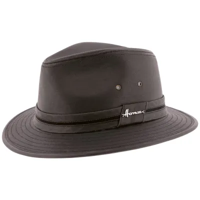 Nevada Brown Traveler Hat - Herman Reference: 19370 | Traclet Hat Shop