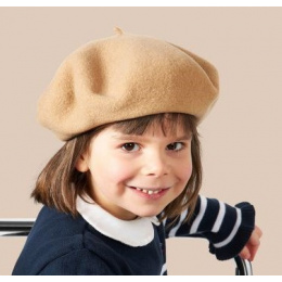 Children's Beret Petit Basque Sable - Heritage by Laulhère