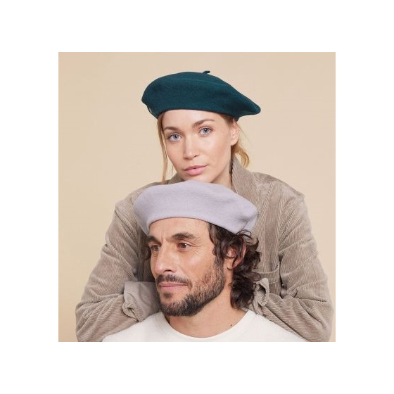 Authentic Peacock Wool Beret - Heritage by Laulhère