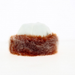 Orange Fur Chamonix Beanie - Traclet