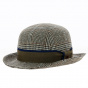 Grey Velvet Wool Bowler Hat - Alfonso d'Este