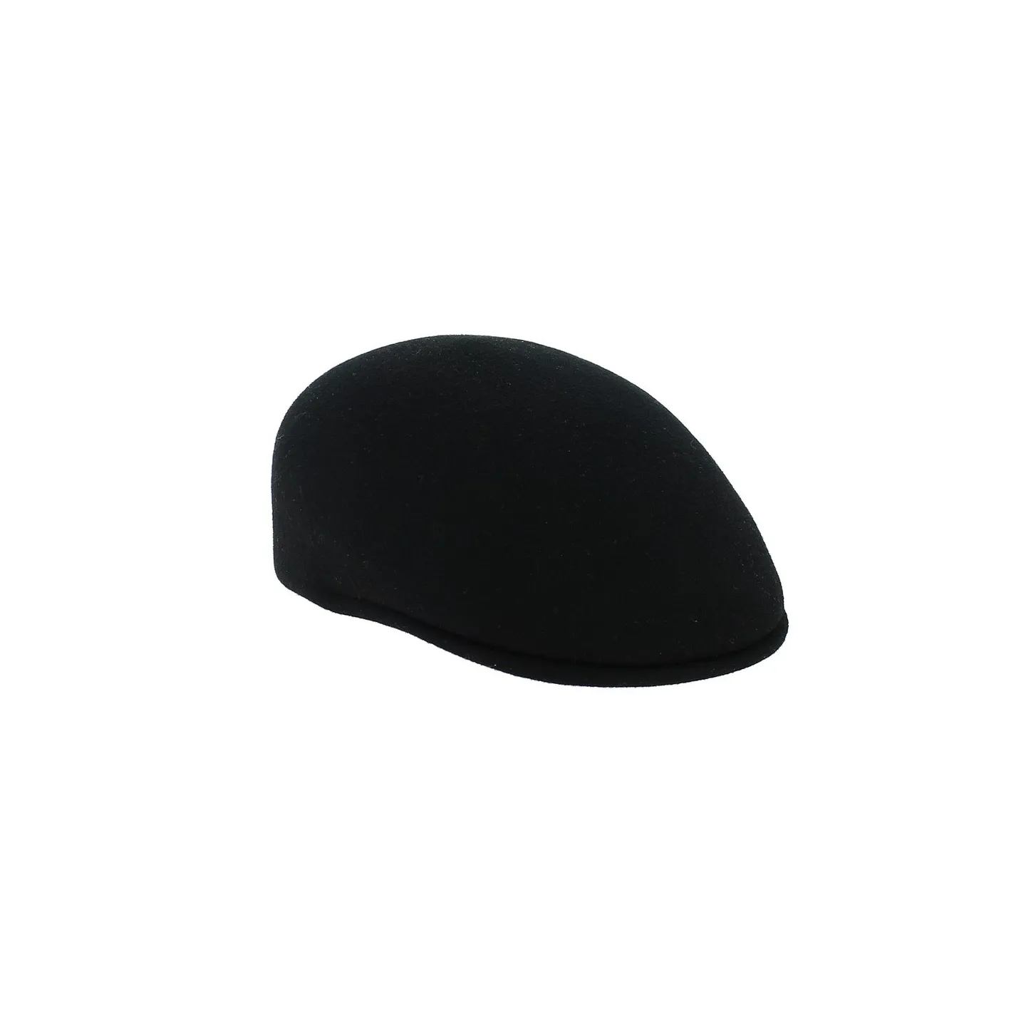 Black woolen cap with earflaps - Traclet