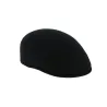 Black woolen cap with earflaps - Traclet