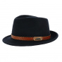 Navy Limoges Trilby Hat - Traclet